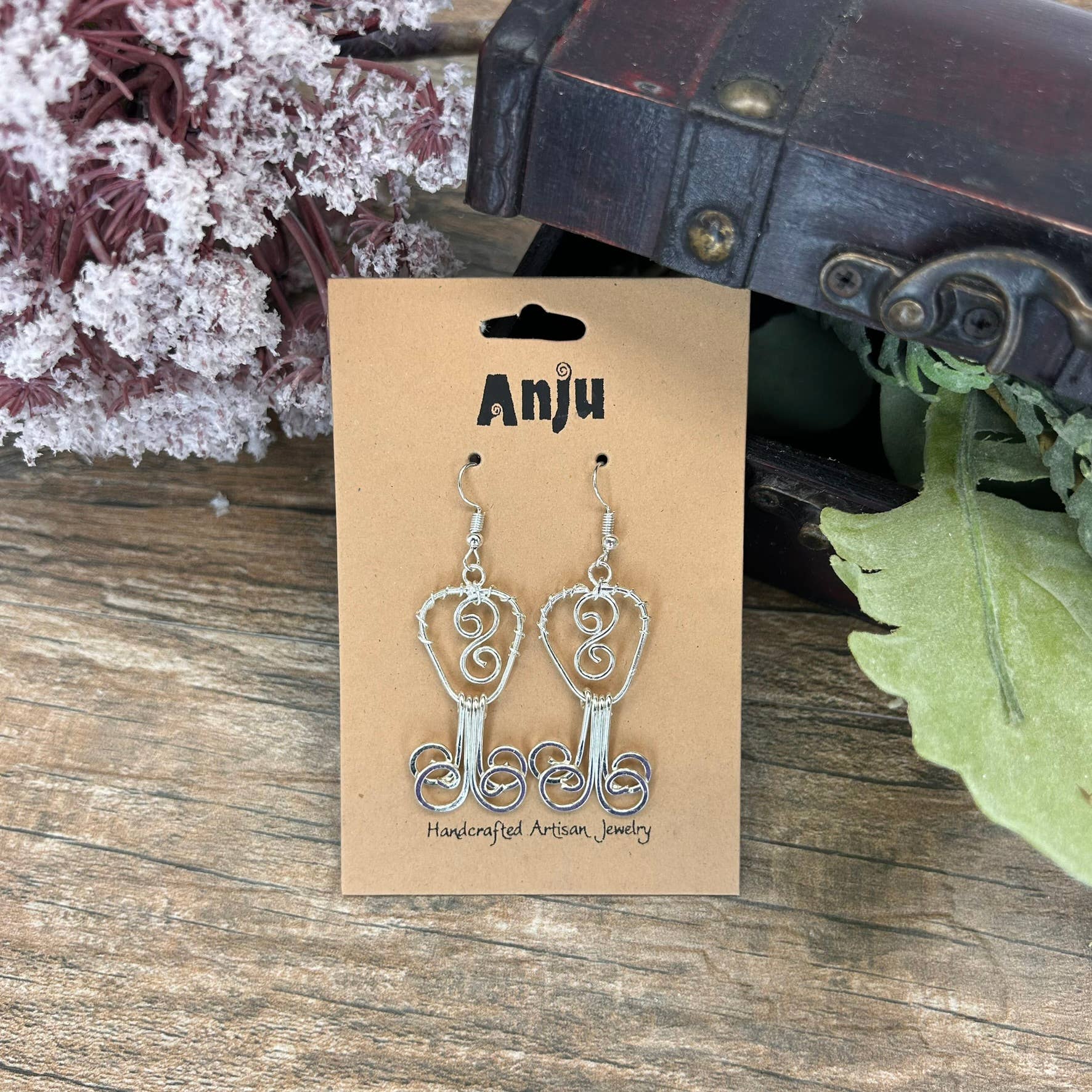 Silver Plated Earrings - Smaller Size Octopus