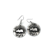 Pewter Earrings - Not All Who Wander Are Lost