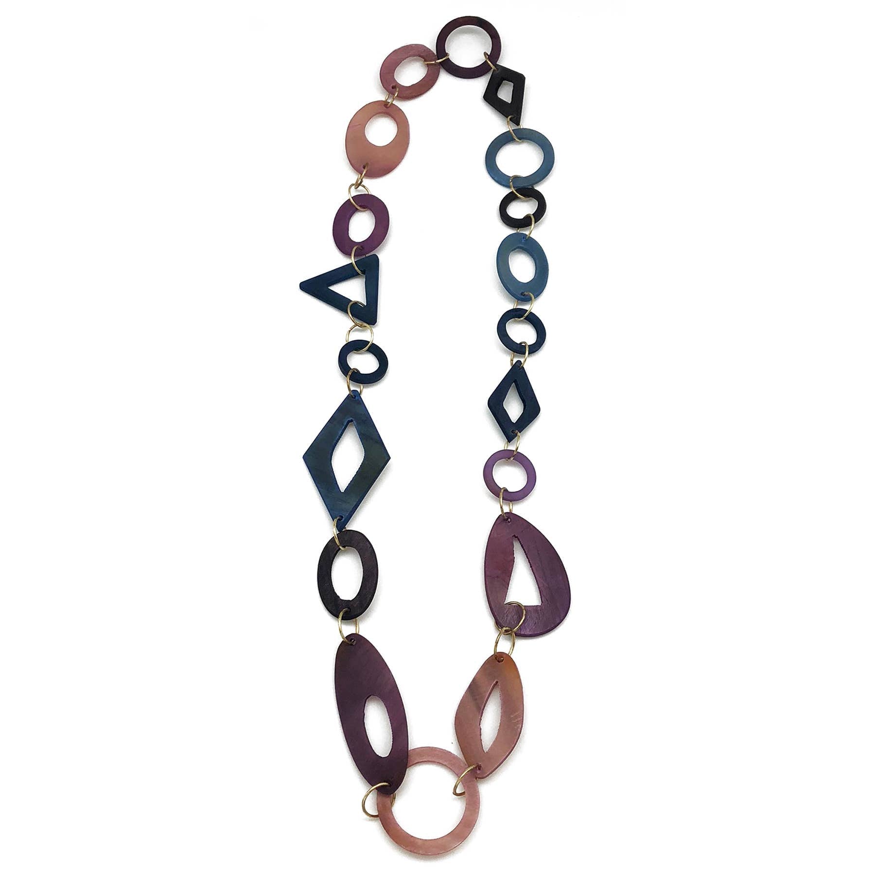Omala Heliotrope Collection Necklace - Mixed Size Beads