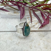 Handcrafted Kashi Semiprecious Stone Ring - Apatite