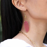 Omala Rosy Cheeks Collection Earrings - Long Drop