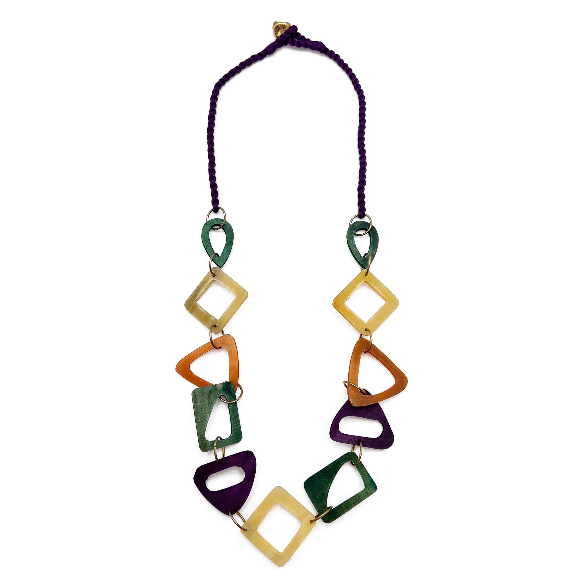 Omala Bold & Brash Necklace - Mixed Abstract Shapes
