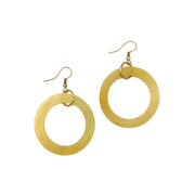 Omala Citrus Sunshine Collection Earrings - Open Hoops