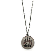 Pewter Necklace - Mama Text with Bear Claw