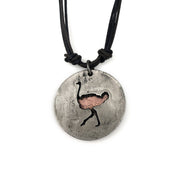 Pewter Necklace - Ostrich