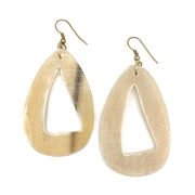 Omala Misty Greens Collection Earrings - Teardrop & Triangle