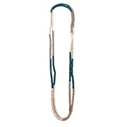 Prismatic Hues Necklace - Sage, Green, White
