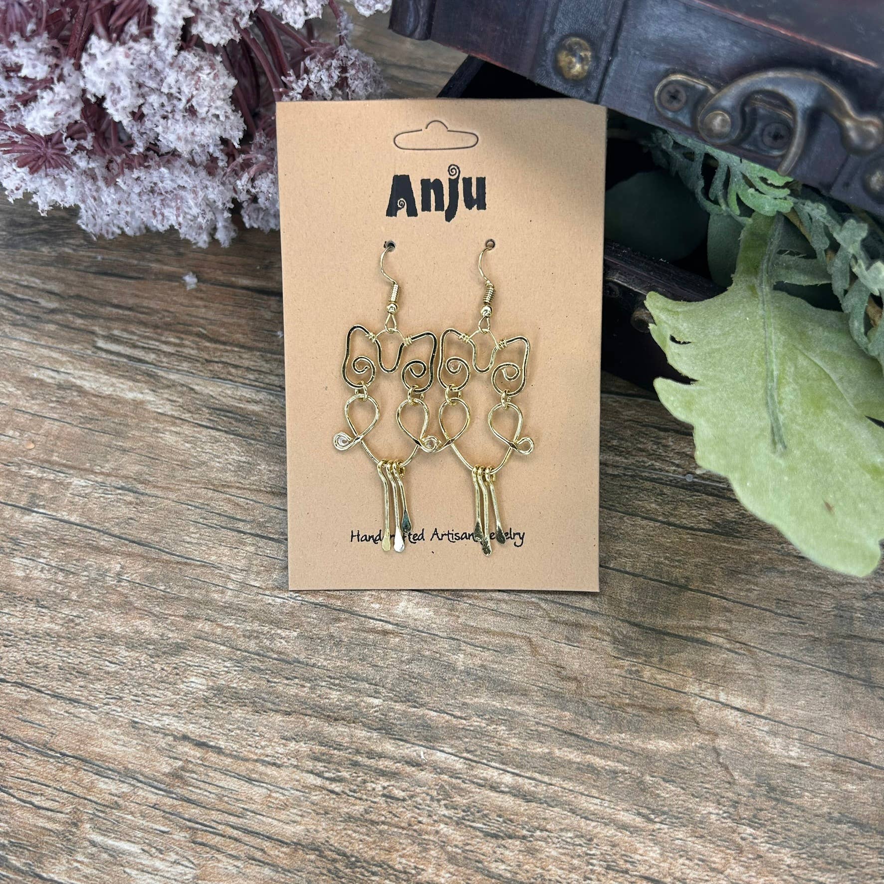 Gold Plated Earrings - Smaller Size Owl