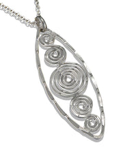 Banjara Spirals in Frame Long Necklace