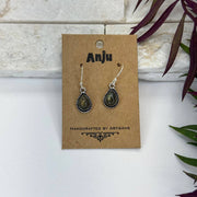Handcrafted Semiprecious Small Stone Earrings - Labradorite