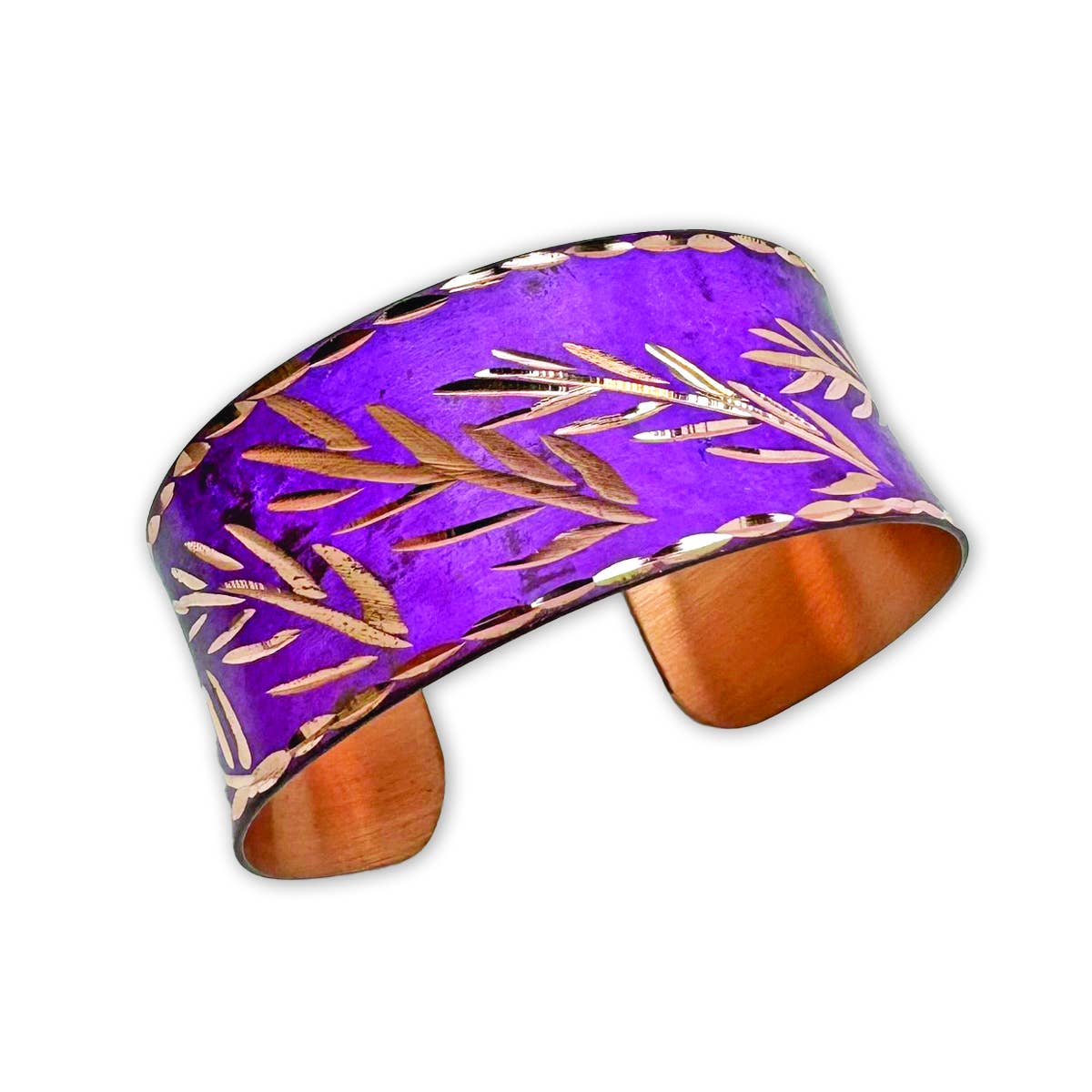 Patina Magenta Vine Cuff