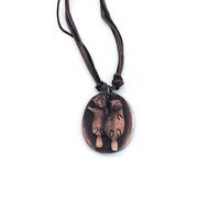 Pewter Necklace - Two Otters