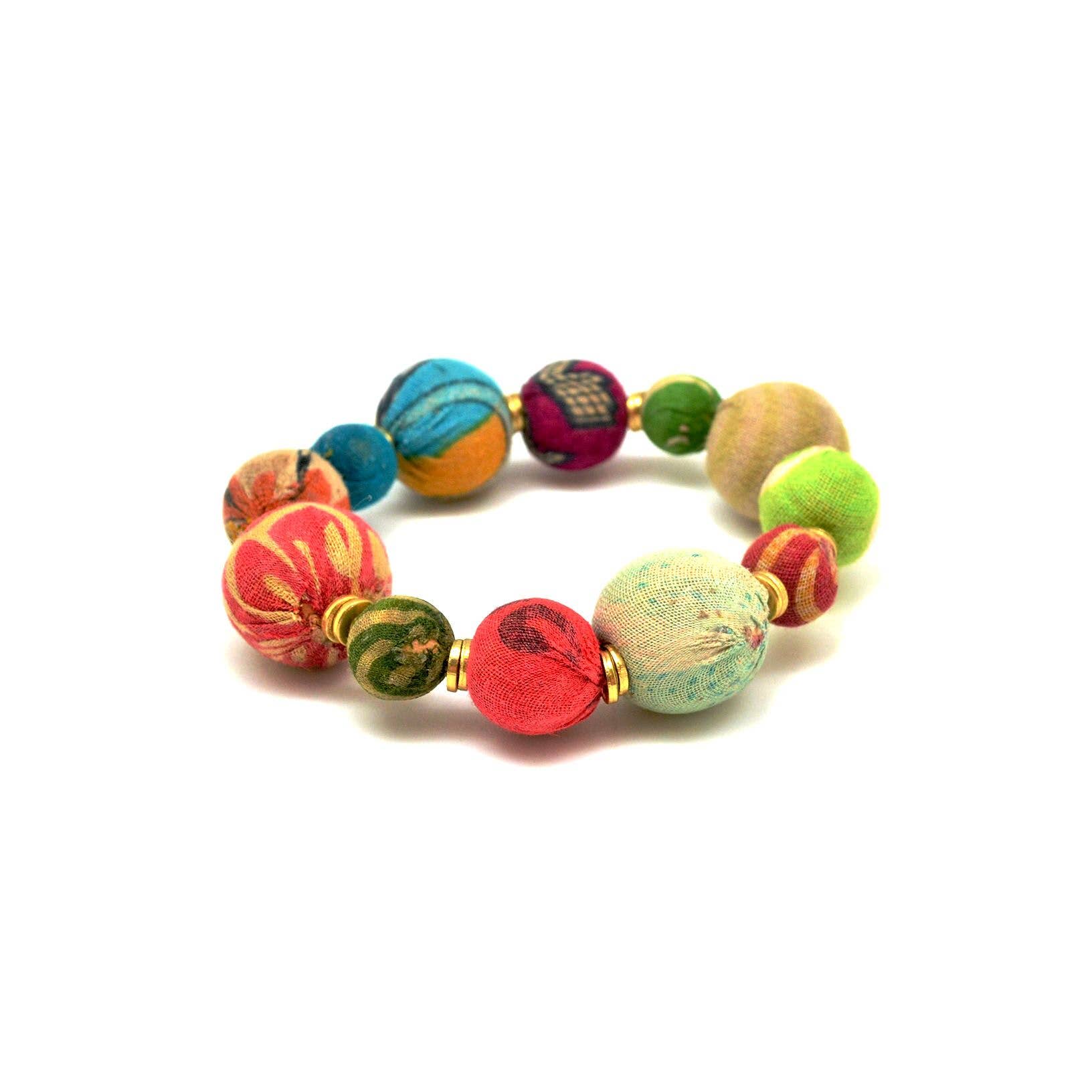 Aasha Mixed Sized Beads Bracelet