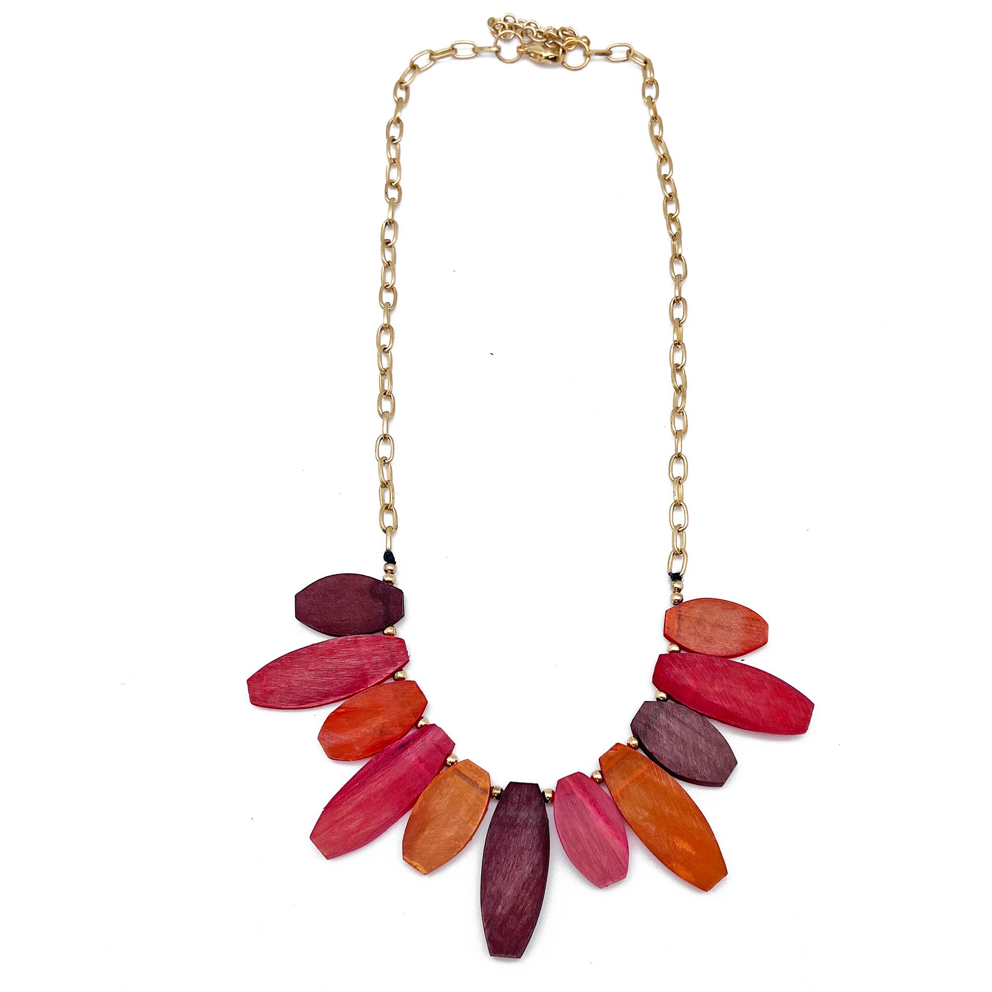 Omala Rosy Cheeks Collection Necklace - Graduated Beads