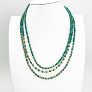 Aasha Glimmer Seagrass Kantha Layered & Handcraft Necklace