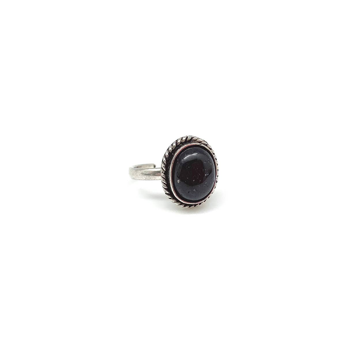 Kashi Semiprecious Small Stone Ring - Garnet