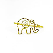 Handcrafted Gold Plated Elephant Bracelet