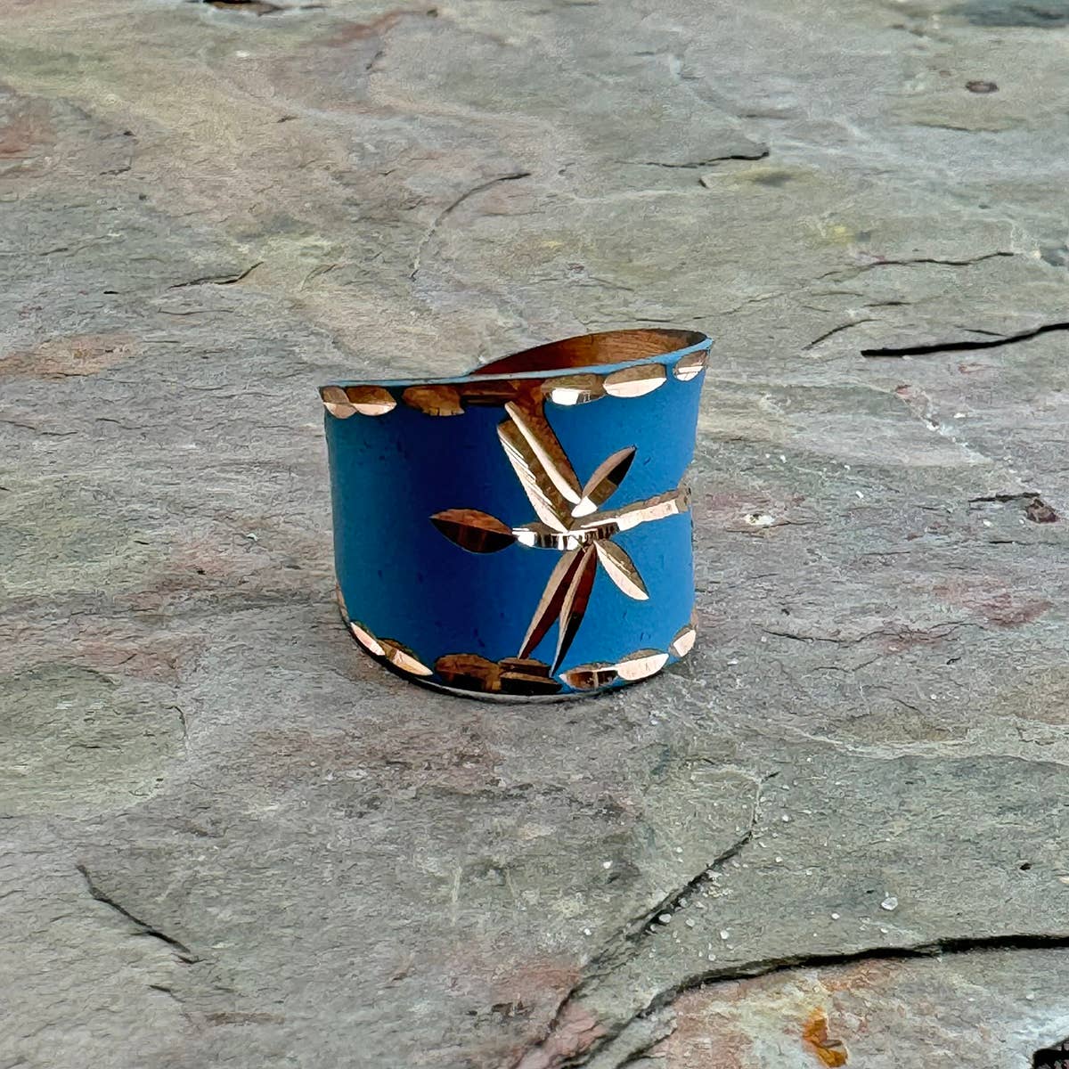 Patina Dragon Fly Dream Ring