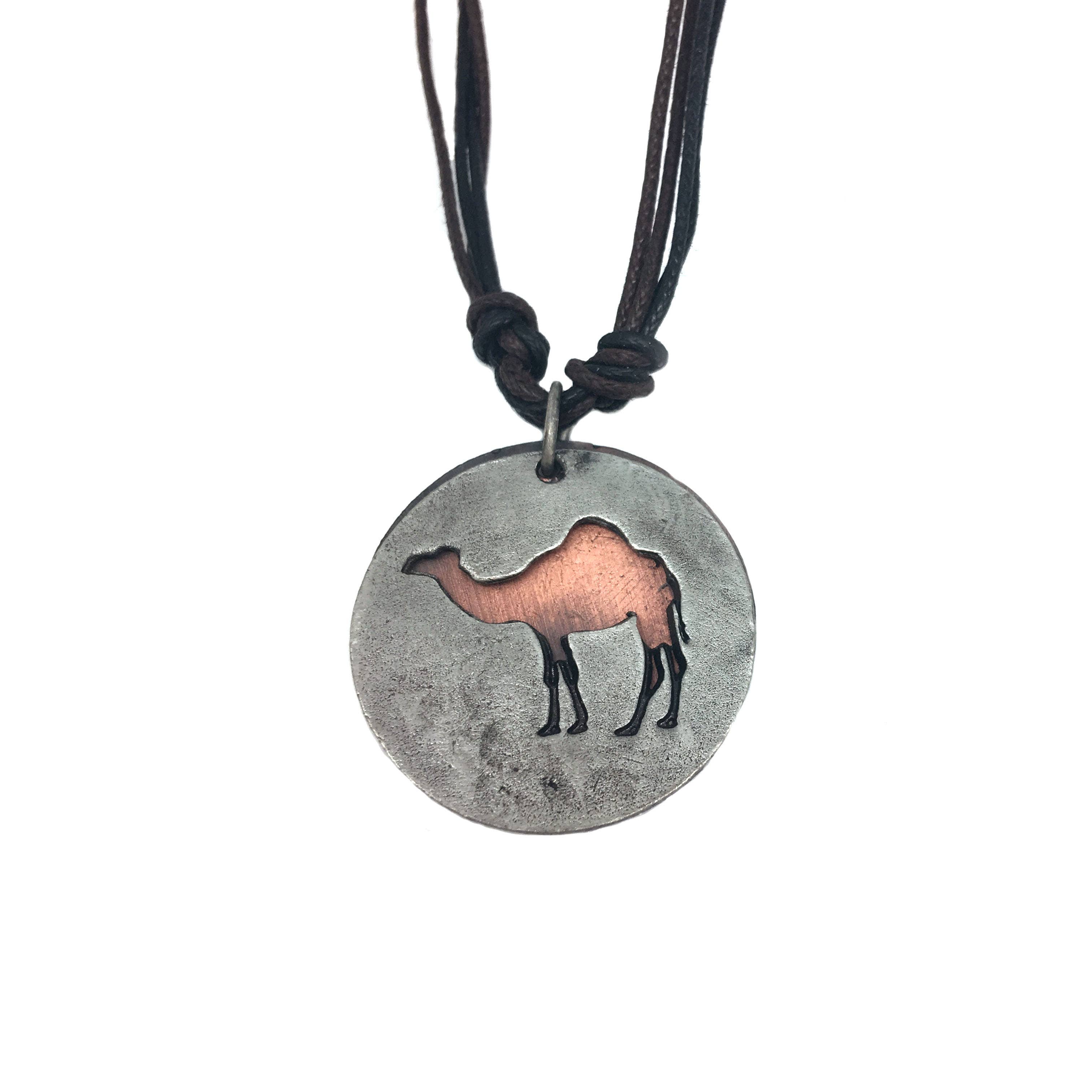 Pewter Necklace - Camel