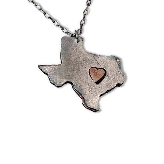 Home State Jewelry - Pewter State Necklace