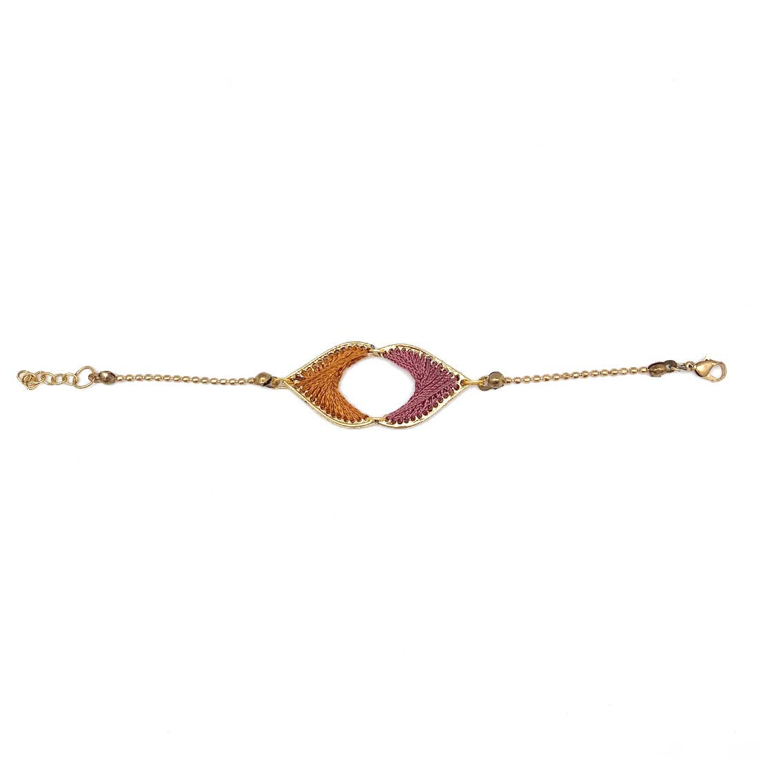Sachi Desert Arches Collection Bracelet - Rust/Plum Arcs