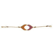 Sachi Desert Arches Collection Bracelet - Rust/Plum Arcs
