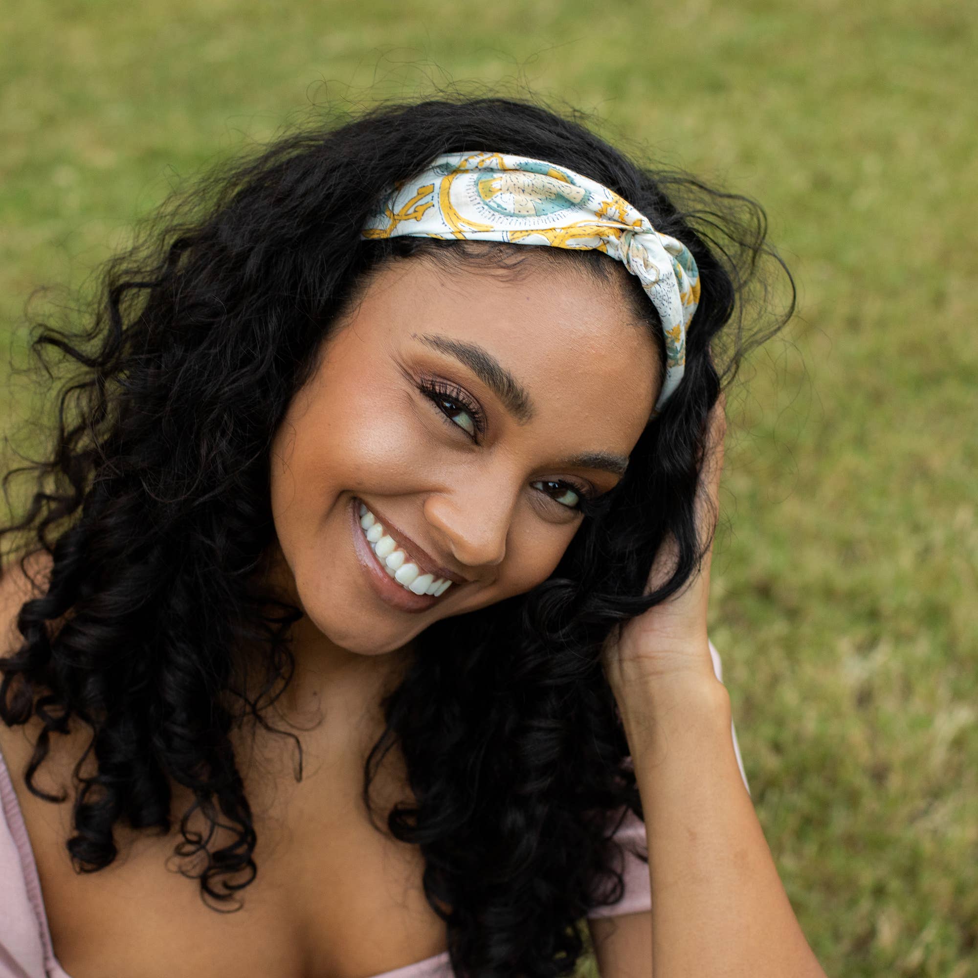 Block Printed Hair Accessories - Headband