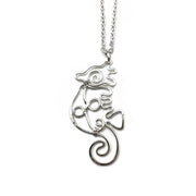 Silver Plated Necklace - Smaller Size Seahorse