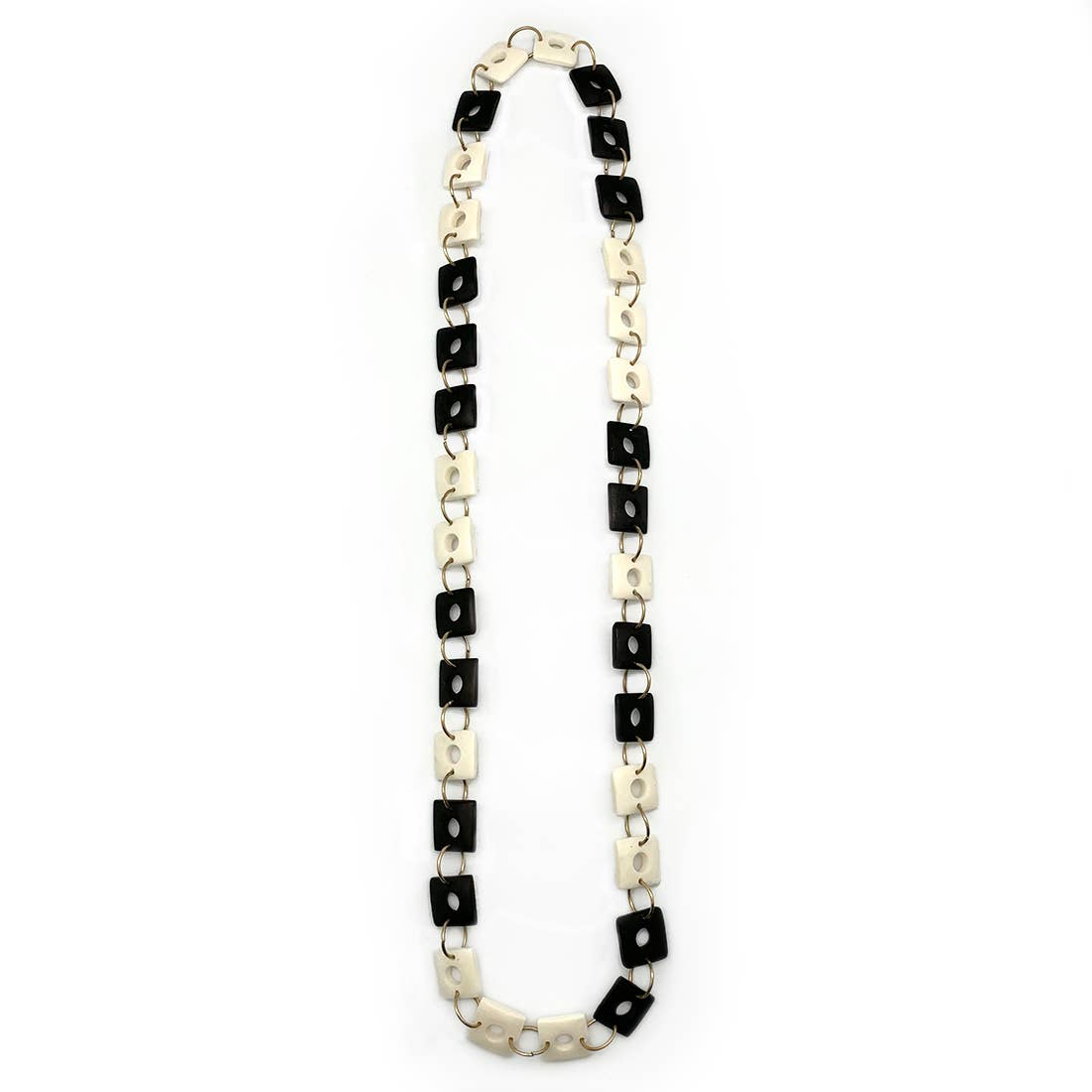 Omala Modern Monochrome Collection - Open Square Beads