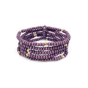 Sachi Chromatic Hues - Purple Multi-Strand Bracelet