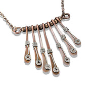 Banjara Wire Spirals Long Necklace