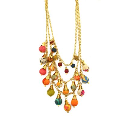 Aasha Wrapped Beads Necklace