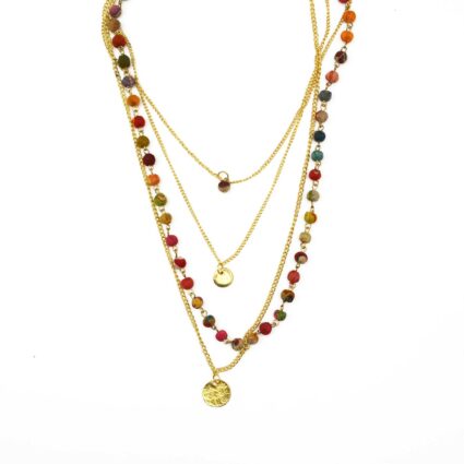 Aasha Strand Layered Necklace