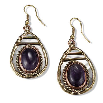 Janya Amethyst Earrings