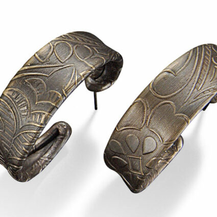 Etched Earrings