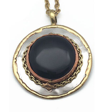 Black Onyx Janya Pendant Necklace