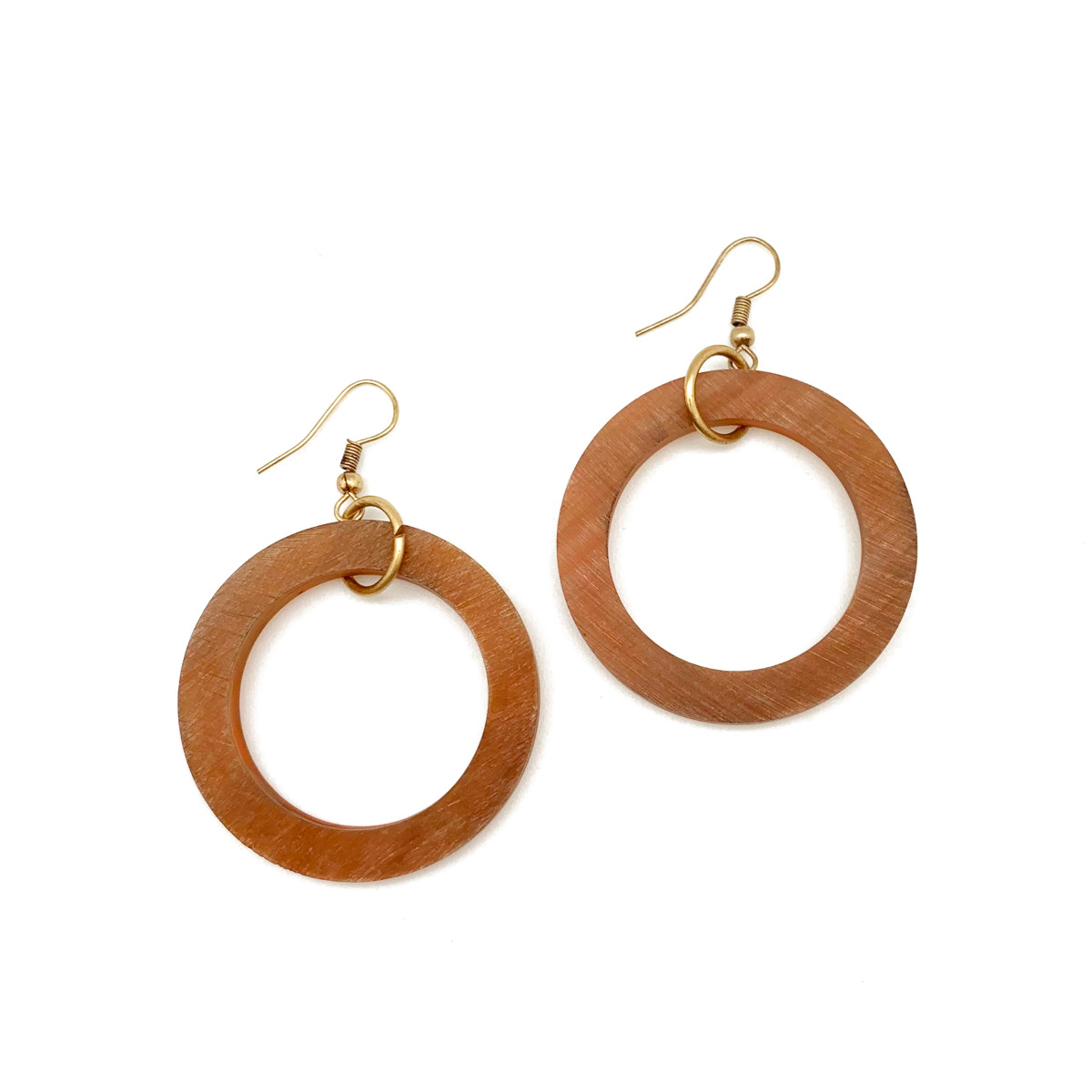 Omala Citrus Sunshine Collection Earrings - Open Hoops