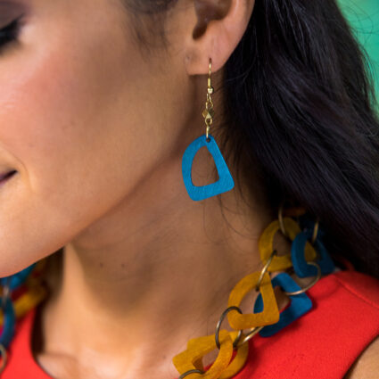 Omala Wildberry Collection Earrings - Abstract Bead
