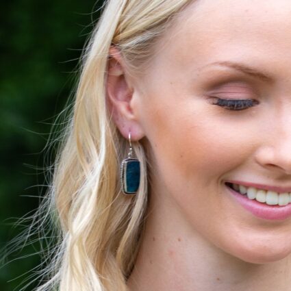 Kashi Semiprecious Stone Earrings - Apatite