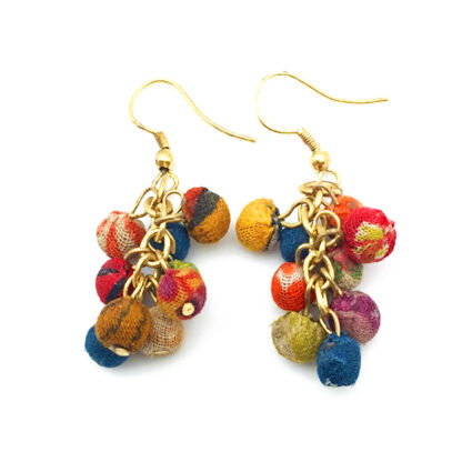 Aasha Cluster Dangle Earrings