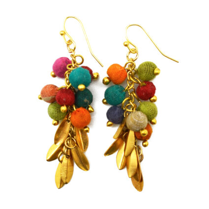 Aasha Fringe Dangle Earrings