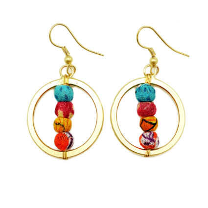 Aasha Row of Beads Earrings