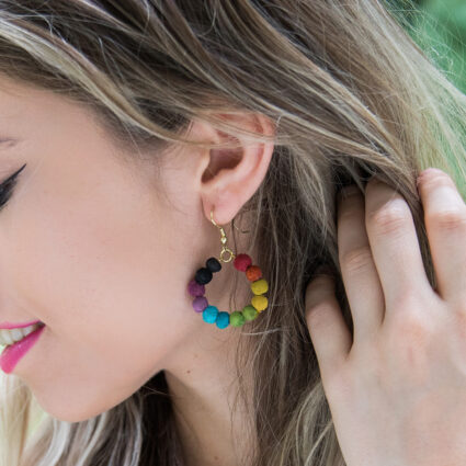 Aasha Small Circle Earrings