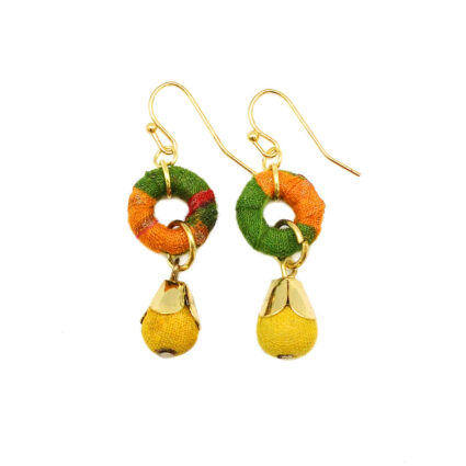 Aasha Dangle Bead Earrings
