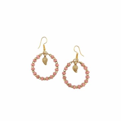 Sachi Mulberry Mix Collection Earrings - Light Pink Ring