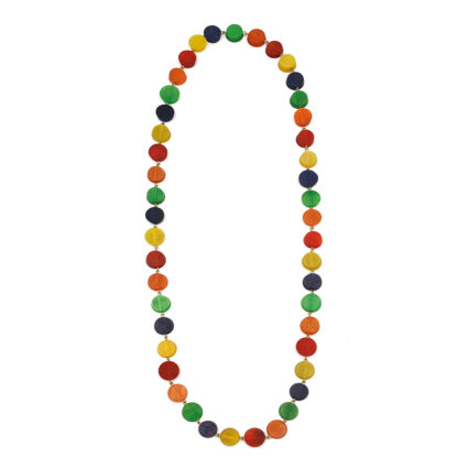 Omala Rainbow Collection Necklace - Long Small Circles
