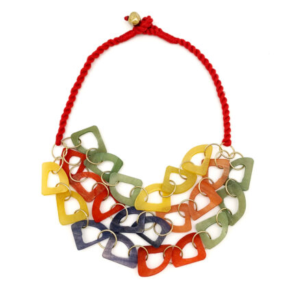 Omala Rainbow Collection Necklace - Abstract Layer