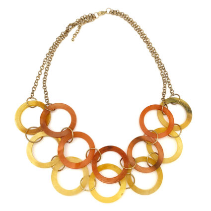 Omala Citrus Sunshine Collection Necklace - Large Rings