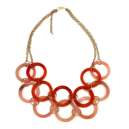 Omala Rosy Cheeks Collection Necklace - Large Rings