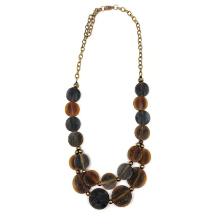 Omala Autumn Neutrals Collection Necklace - Discs Necklace